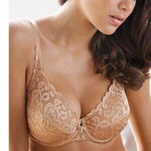 Wacoal Arabesque Embroidered Bra Nude